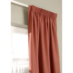 Rideau thermique Galon fronceur Rouge MC7005 130 x 250 (LxH)