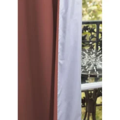 Rideau thermique Galon fronceur Rouge MC7005 130 x 250 (LxH)