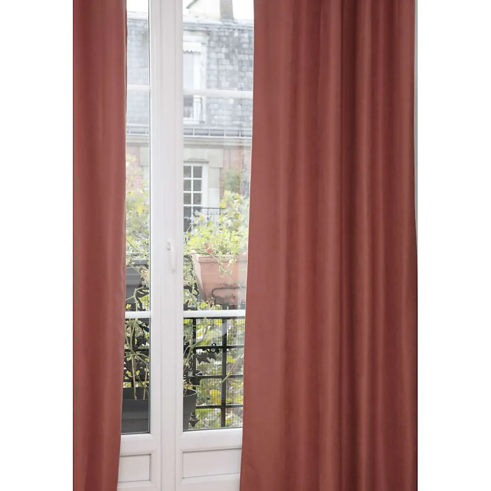 Rideau thermique Galon fronceur Rouge MC7005 130 x 250 (LxH)