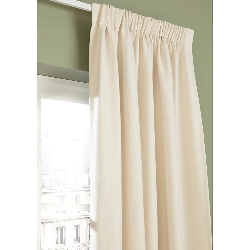 Rideau thermique Galon fronceur Beige MC634 130 x 250 (LxH)