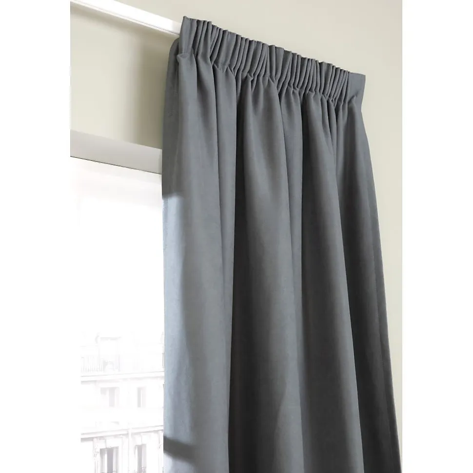Rideau thermique Galon fronceur Gris MC458 130 x 250 (LxH)