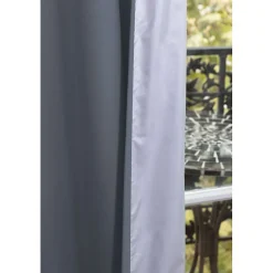Rideau thermique Galon fronceur Gris MC458 130 x 250 (LxH)