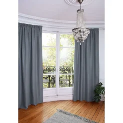 Rideau thermique Galon fronceur Gris MC458 130 x 250 (LxH)