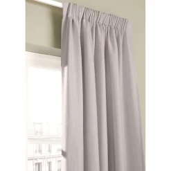 Rideau thermique Galon fronceur Gris MC17 130 x 250 (LxH)