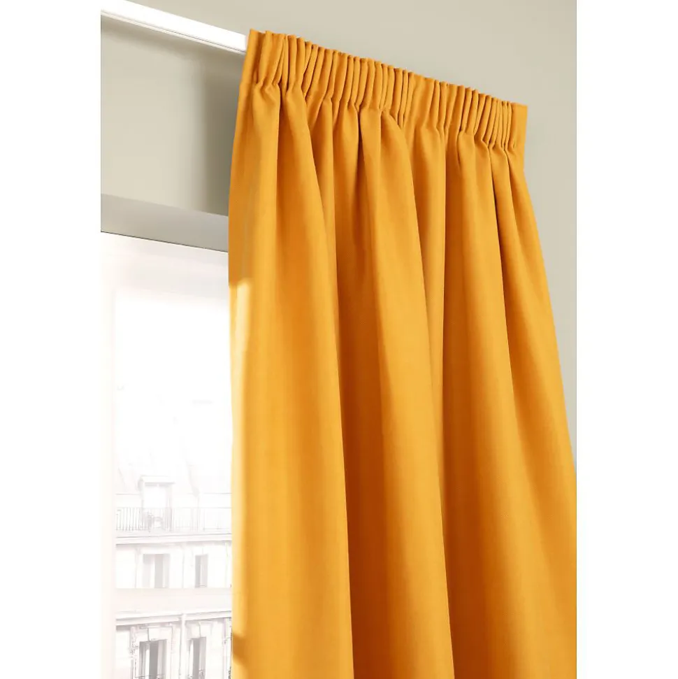 Rideau thermique Galon fronceur Jaune MC215 130 x 250 (LxH)