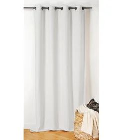 Rideau thermique isolant et obscurcissant 140x260cm "Inuit" - 140x260cm - Blanc