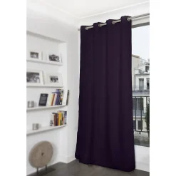 Rideau thermique occultant Oeillets Violet MC333 140 x 260 (LxH)