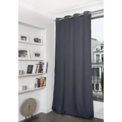 Rideau thermique occultant Oeillets Gris MC713 140 x 350 (LxH)