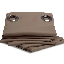 Rideau thermique occultant Oeillets Beige MC8220 140 x 350 (LxH)