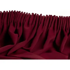 Rideau thermique occultant Galon fronceur Rouge MC330 140 x 300 (LxH)