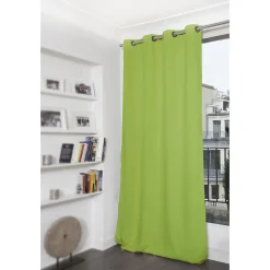 Rideau thermique occultant Oeillets Vert MC566 140 x 260 (LxH)