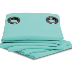 Rideau thermique occultant Oeillets Bleu MC430 140 x 260 (LxH)