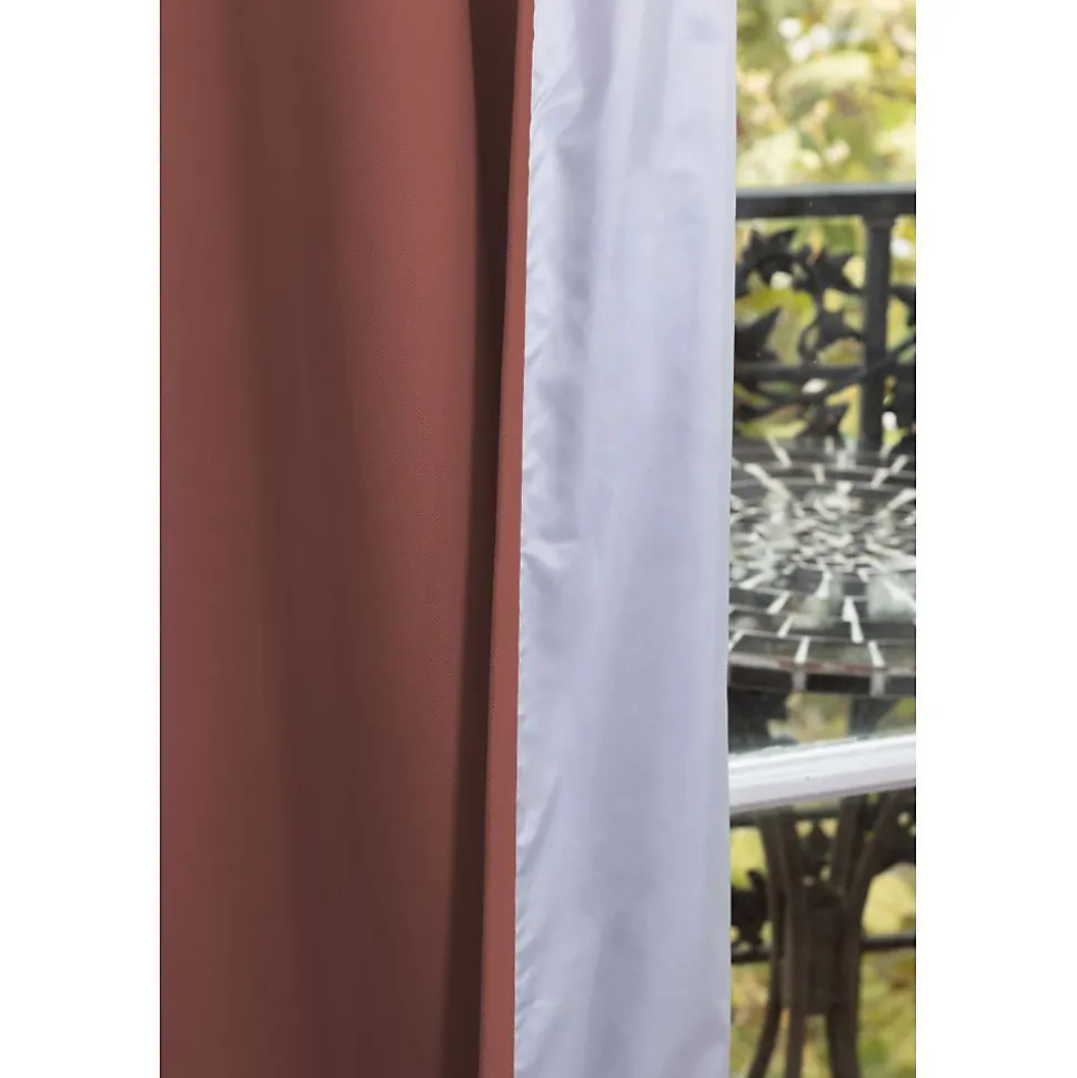 Rideau thermique Oeillets Rouge MC7005 130 x 250 (LxH)