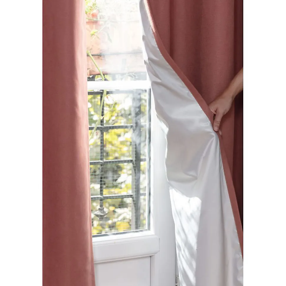 Rideau thermique Oeillets Rouge MC7005 130 x 250 (LxH)