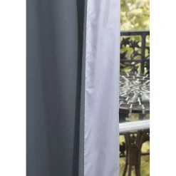 Rideau thermique Oeillets Gris MC458 130 x 250 (LxH)