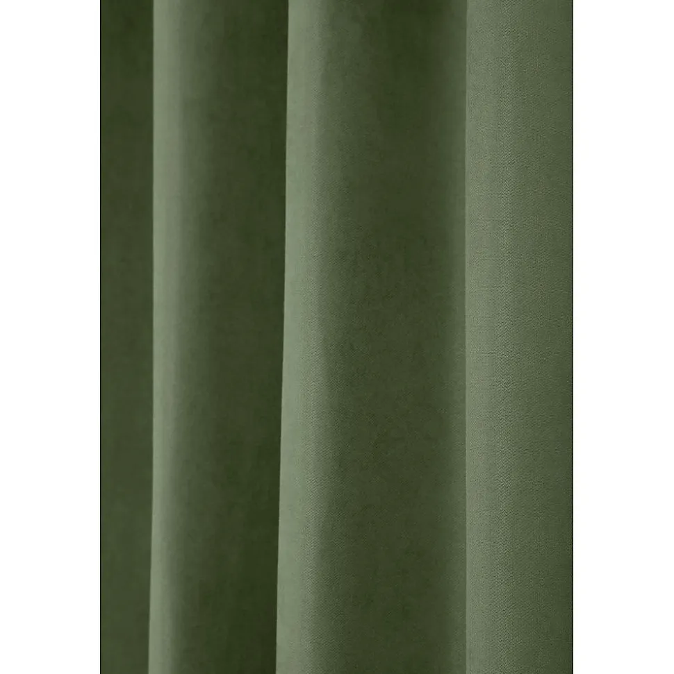 Rideau thermique Oeillets Vert MC533 130 x 250 (LxH)