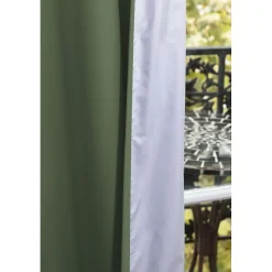 Rideau thermique Oeillets Vert MC533 130 x 250 (LxH)