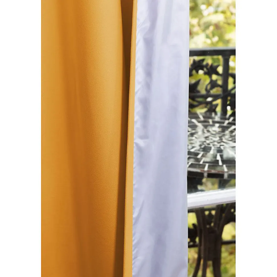 Rideau thermique Oeillets Jaune MC215 130 x 250 (LxH)