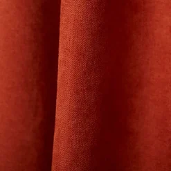 Rideau thermique phonique et semi occultant KONFOR (140x180 cm - Terracotta)