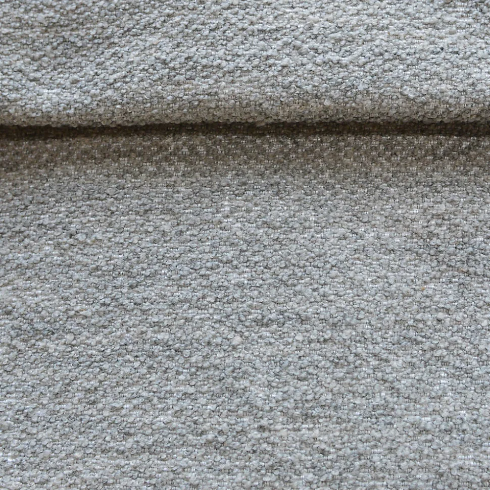 Rideau thermique semi-occultant bouclette (140x260 cm - Gris clair)