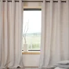 Rideau thermique semi-occultant bouclette (140x260 cm - Beige)
