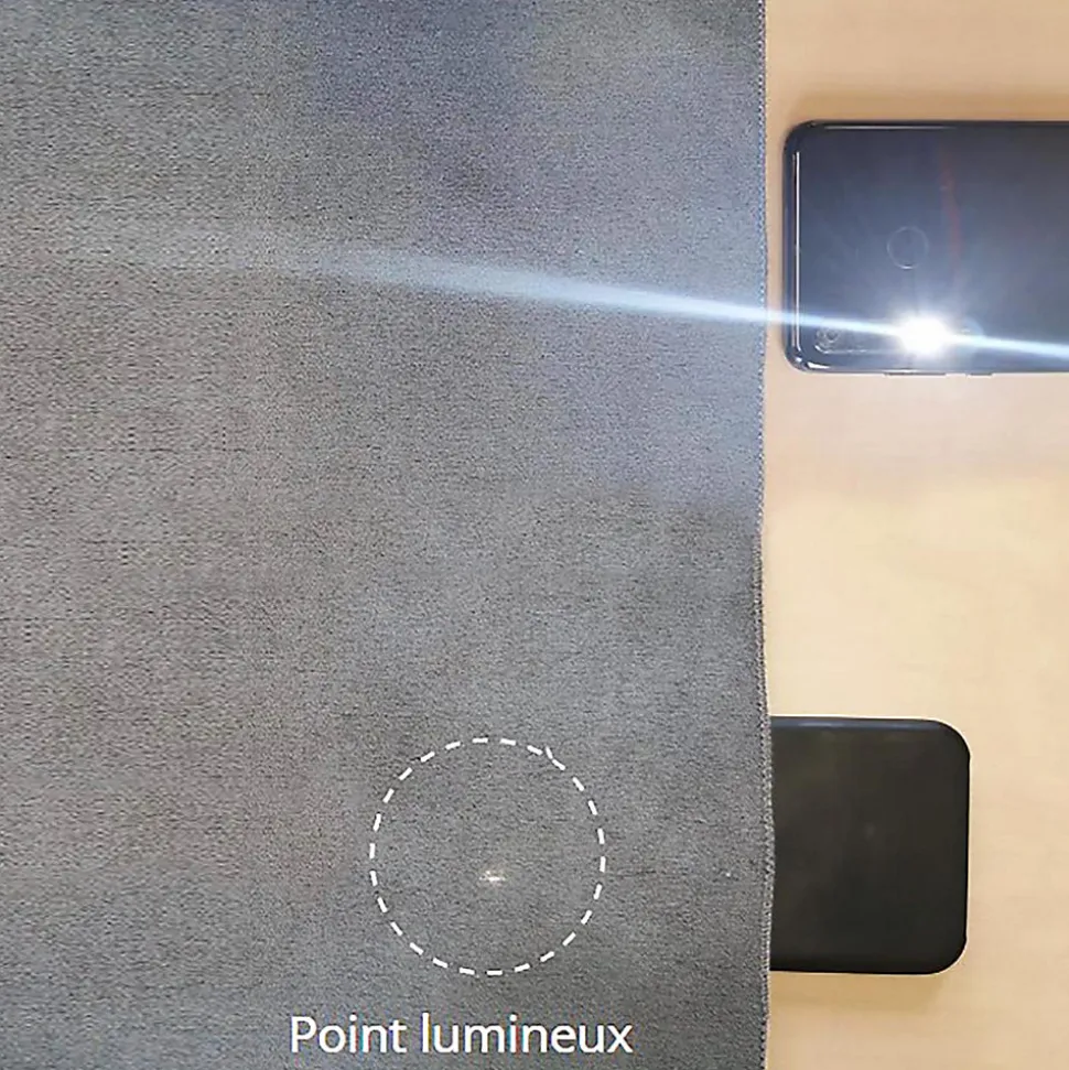 Rideau Thermique suédine doublé polaire 140x240cm, Prêt a Poser, Gris