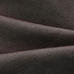 Rideau Thermique suédine doublé polaire 140x240cm, Prêt a Poser, Noir