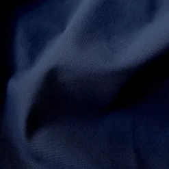Rideau uni 100% coton - 135x240cm - Bleu marine