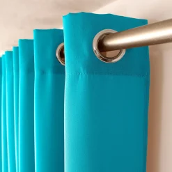 Rideau Uni "Basic" 140 x 240 cm - 140x240cm - Turquoise