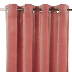 Rideau Velvet Valgreta rose l.140 x H.260 cm