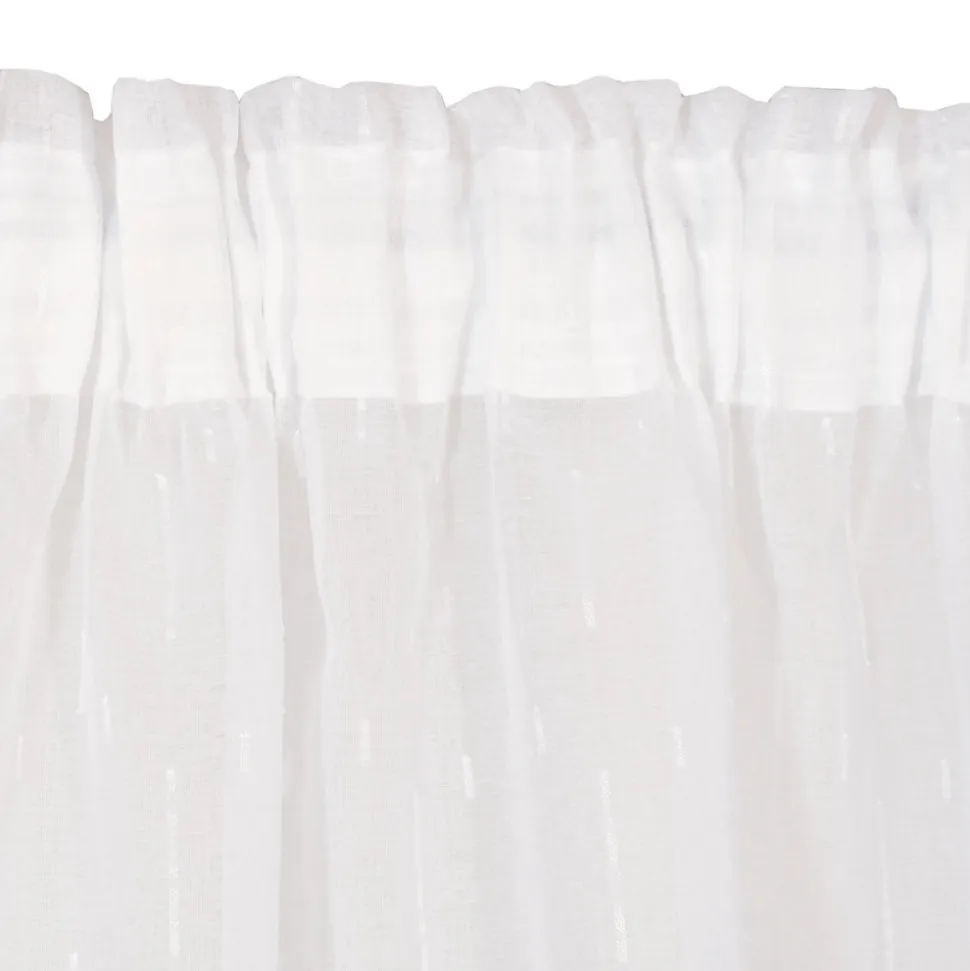 Rideau Voilage à Galon Fronceur Blanc 140x240cm - Élégance et Polyvalence pour Votre Intérieur
