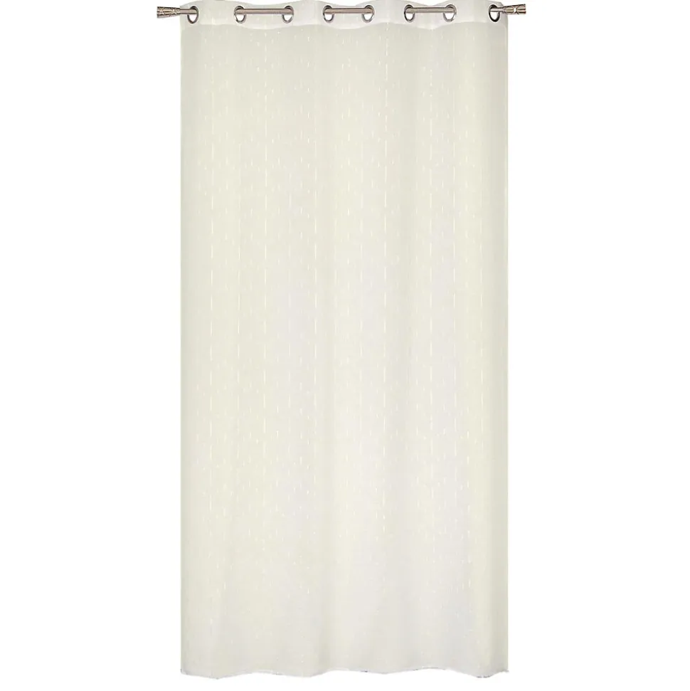 Rideau Voilage à Œillets 140x240cm - Ivoire, Élégance et Modernité pour Votre Intérieur