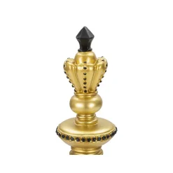 Roi des échecs en résine doré et noir 11x32,5 cm