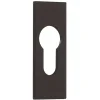Rosace adhésive rectangulaire bronze - Clé I - Argenta