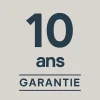Rosace de fonction rond à visser à condamnation GoodHome Duod mat noir Ø50mm