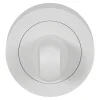 Rosace de fonction rond à visser à condamnation GoodHome Duod mat blanc Ø50mm