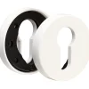 Rosace ronde blanche - Clé I - NY92F et NY94F - La paire - Normbau