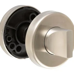 Rosace ronde inox satiné - Condamnation à voyant - Linox - La paire - Vachette