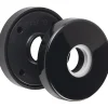 Rosace ronde noire - Bec de cane - NY92F et NY94F - La paire - Normbau