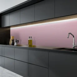 Rouleau adhésif décoratif Vinyle au Mètre - Sticker Lavable Imperméable Mur Cuisine Meubles - 60cmx3m - Rose poudre