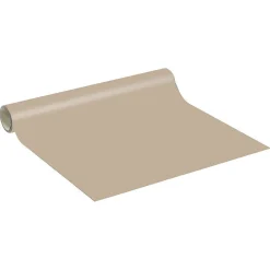 Rouleau adhésif décoratif Vinyle au Mètre - Sticker Lavable Imperméable Mur Cuisine Meubles - 60cmx6m - Taupe