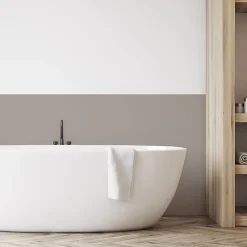 Rouleau adhésif décoratif Vinyle au Mètre - Sticker Lavable Imperméable Mur Cuisine Meubles - 60cmx6m - Taupe
