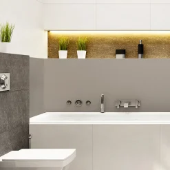 Rouleau adhésif décoratif Vinyle au Mètre - Sticker Lavable Imperméable Mur Cuisine Meubles - 60cmx1m - Taupe