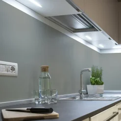 Rouleau adhésif décoratif Vinyle au Mètre - Sticker Lavable Imperméable Mur Cuisine Meubles - 60cmx5m - Gris clair