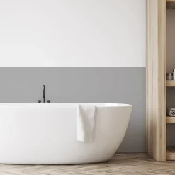Rouleau adhésif décoratif Vinyle au Mètre - Sticker Lavable Imperméable Mur Cuisine Meubles - 60cmx5m - Gris clair