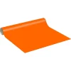 Rouleau adhésif décoratif Vinyle au Mètre - Sticker Lavable Imperméable Mur Cuisine Meubles - 60cmx1m - Orange
