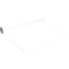 Rouleau adhésif décoratif Vinyle au Mètre - Sticker Lavable Imperméable Mur Cuisine Meubles - 60cmx1m - Blanc