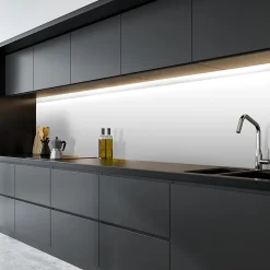 Rouleau adhésif décoratif Vinyle au Mètre - Sticker Lavable Imperméable Mur Cuisine Meubles - 60cmx1m - Blanc