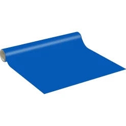 Rouleau adhésif décoratif Vinyle au Mètre - Sticker Lavable Imperméable Mur Cuisine Meubles - 60cmx1m - Bleu marine