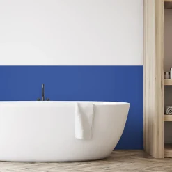 Rouleau adhésif décoratif Vinyle au Mètre - Sticker Lavable Imperméable Mur Cuisine Meubles - 60cmx1m - Bleu marine